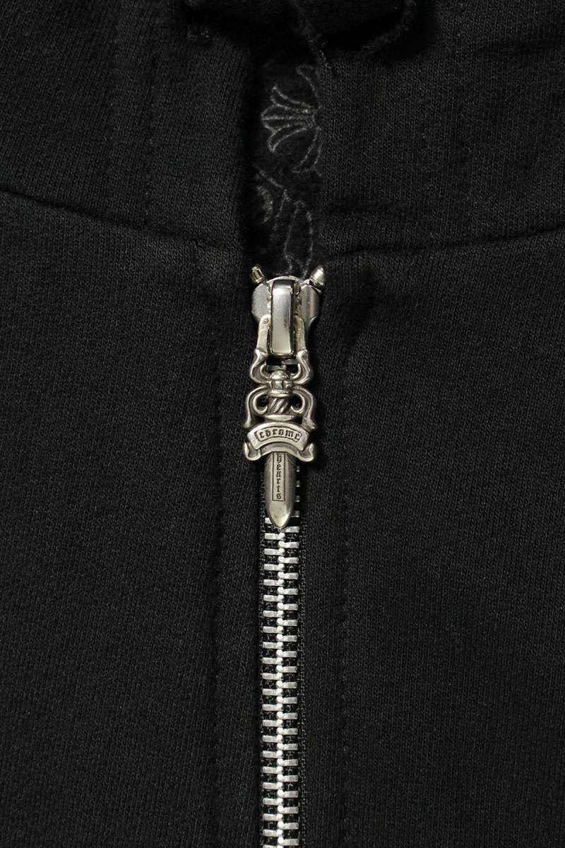Chrome Hearts SWTSHRT HD ZIP Logo Print Up Hoodie Size XXL