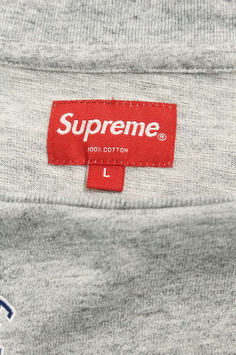 Supreme 20SS University S S Top Patchwork T-Shirt Gray Size L