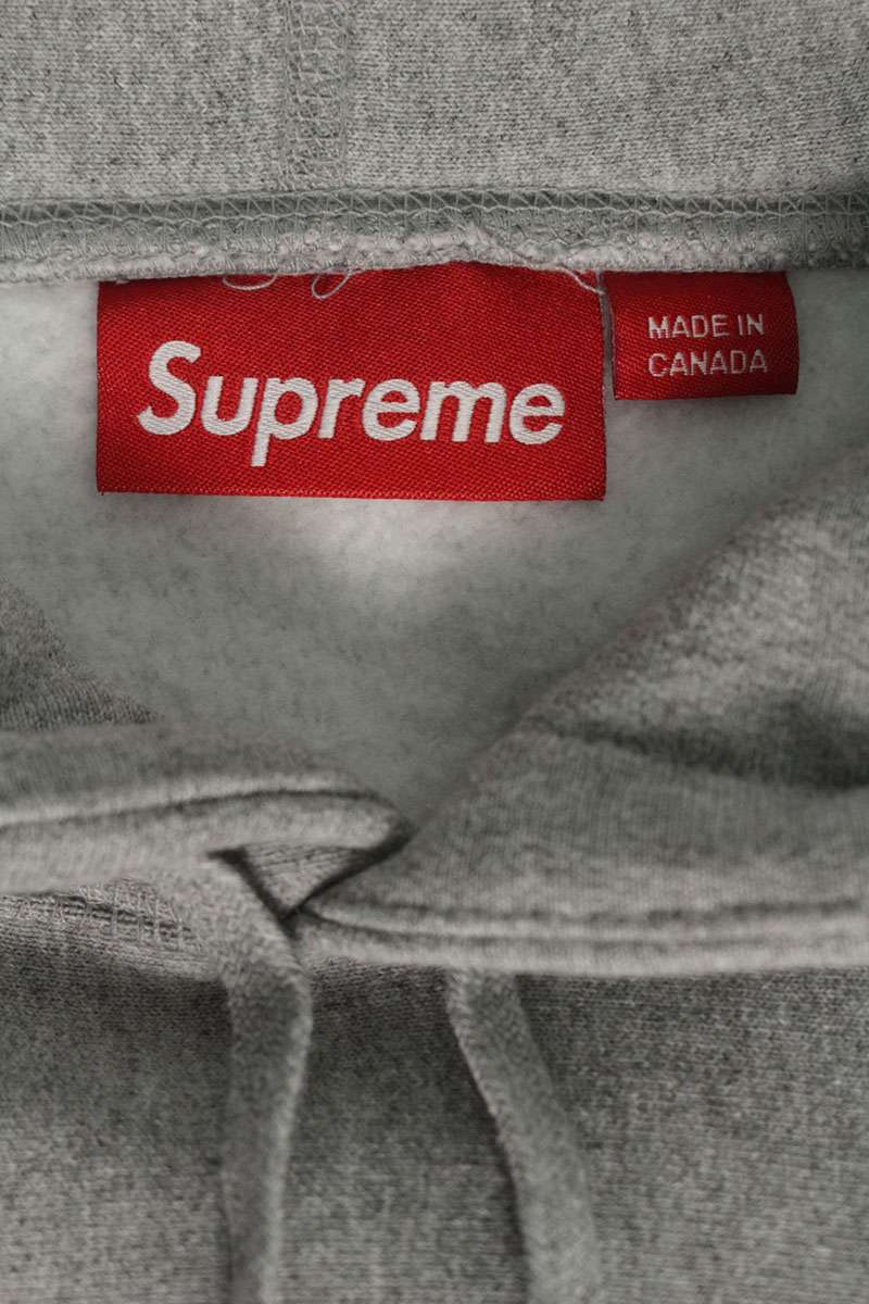 Supreme 25AW Box Logo Hooded Sweatshirt Gray x Blue Size M