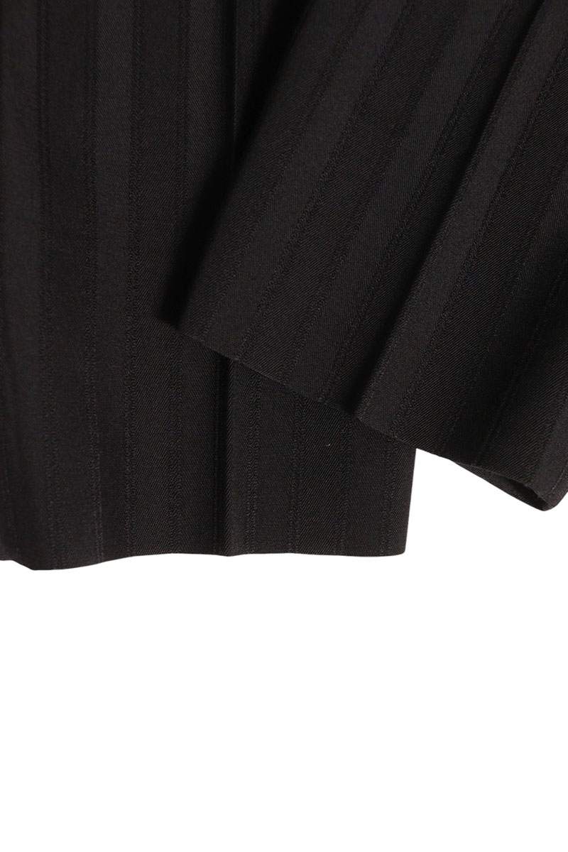 Saint Laurent Paris Striped Long Pants Black Size 44