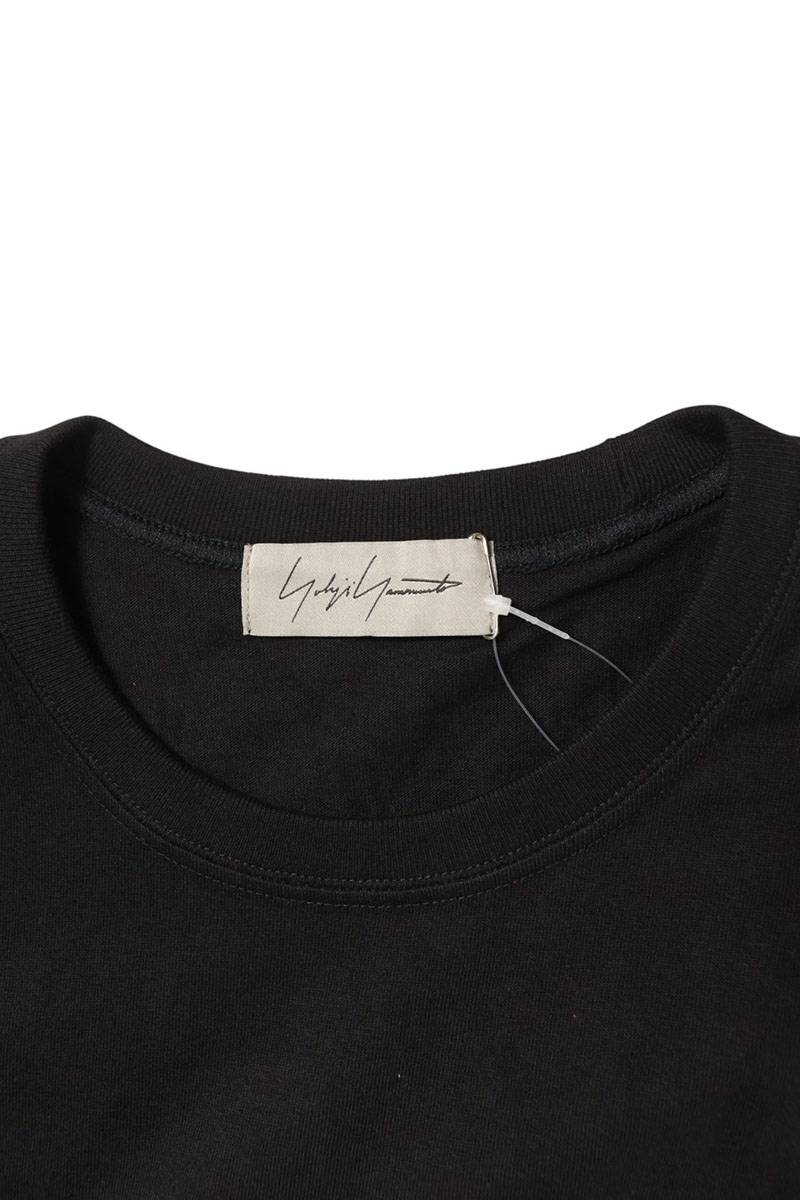 Vintage Yohji Yamamoto Tops - Yohji Yamamoto Logo Print T-Shirt FD-T26-088 Black Size S - Authentic Archive