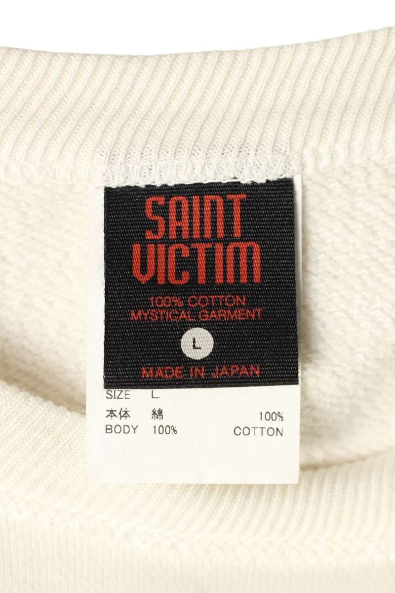 Saint Michael 25SS Print Sweatshirt White Size L