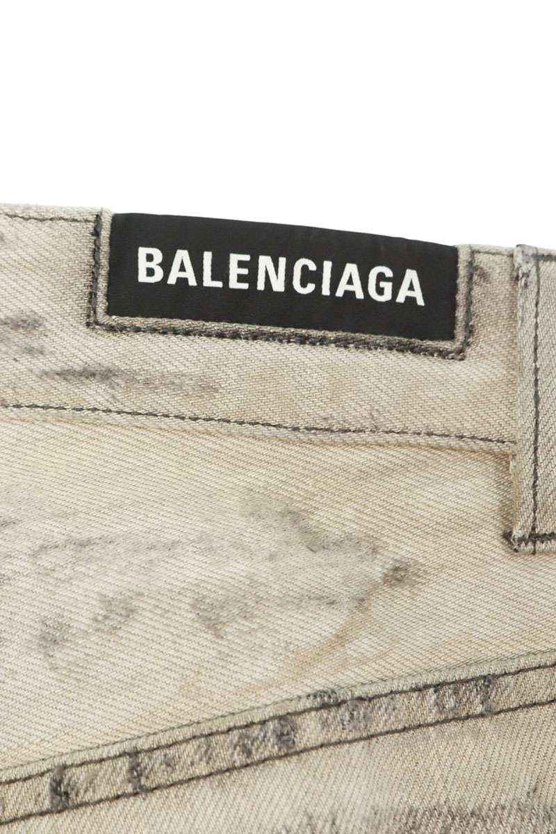 Balenciaga Denim Pants Gray Size XS