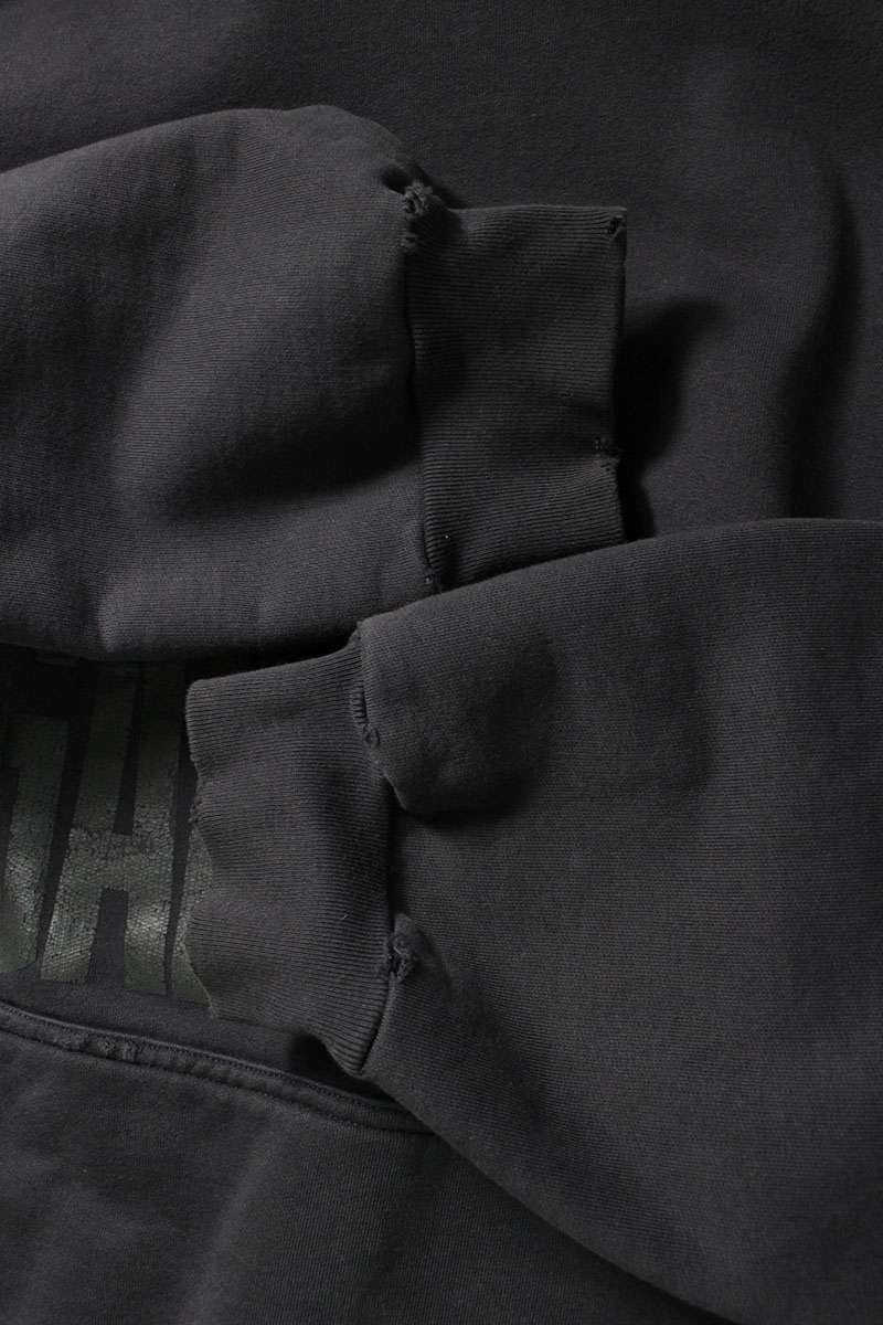 Balenciaga Vintage Pullover Hoodie Black Size XXS