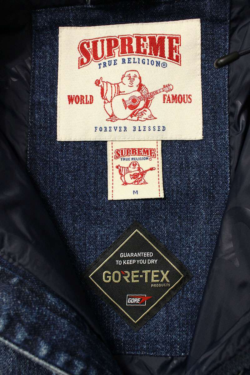 Supreme x True Religion 22AW True Religion GORE-TEX Shell Jacket Blue Size M