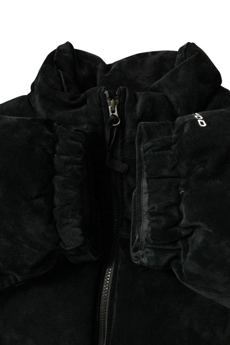 SUPREME x TNF 23AW Suede Nuptse Jacket Black Size M