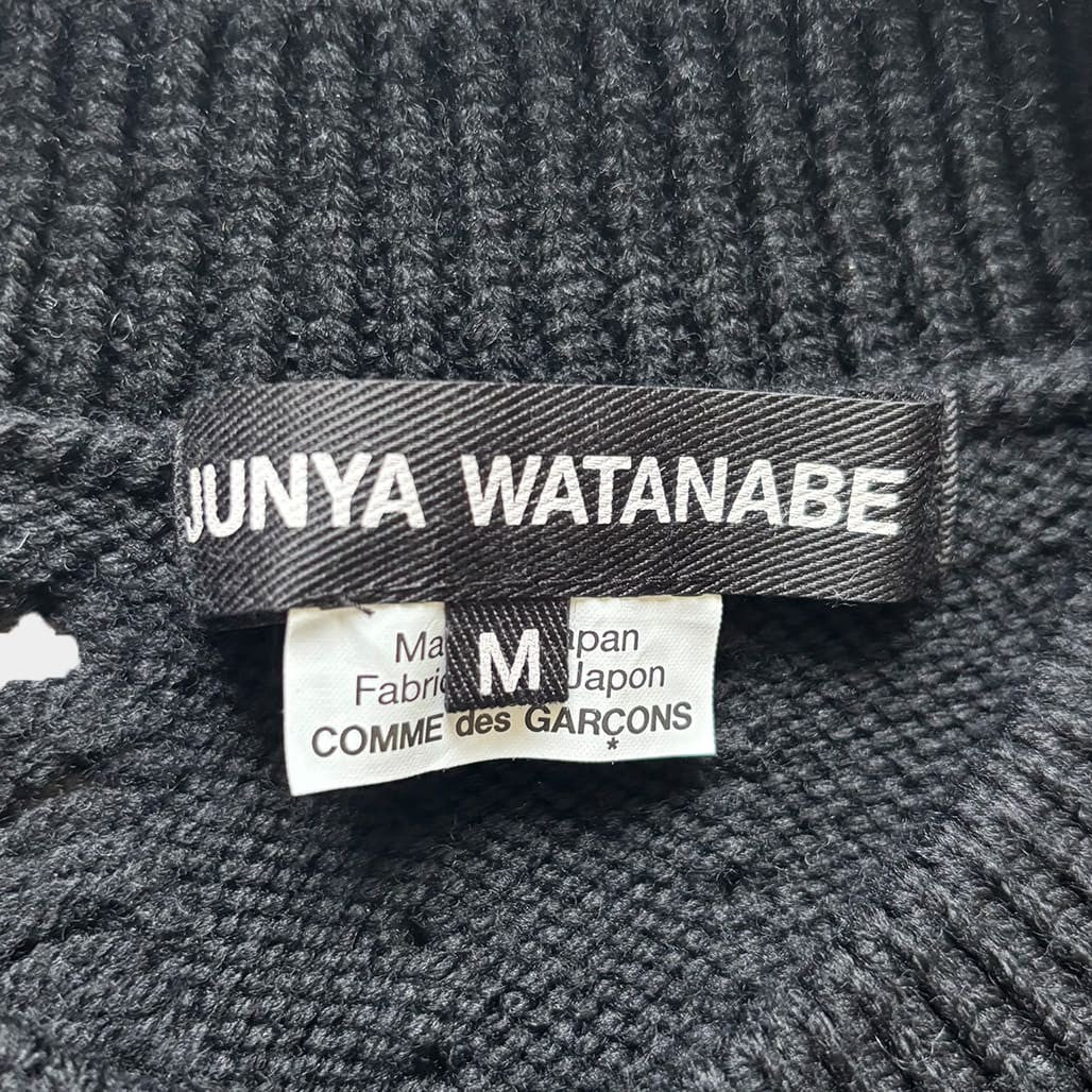 JUNYA WATANABE AD24 Destory Sweater Black Size M