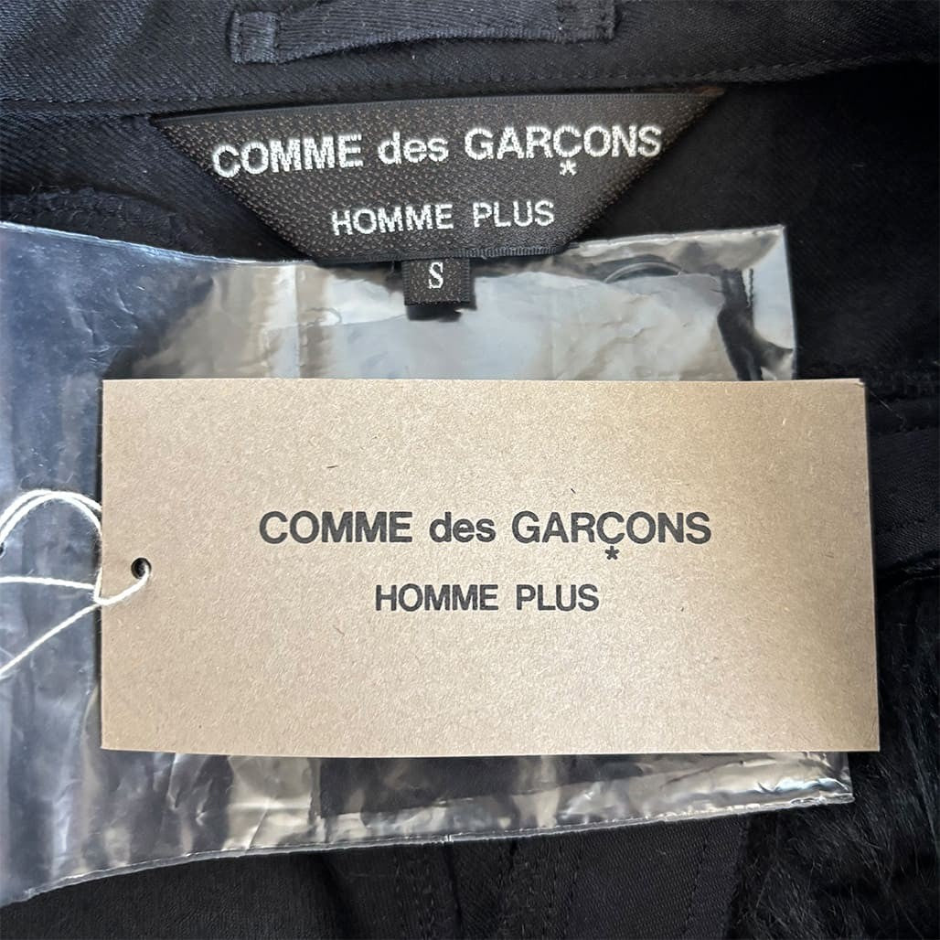 COMME DES GARCONS HOMME PLUS 23AW Fur Chester Coat Black Size S