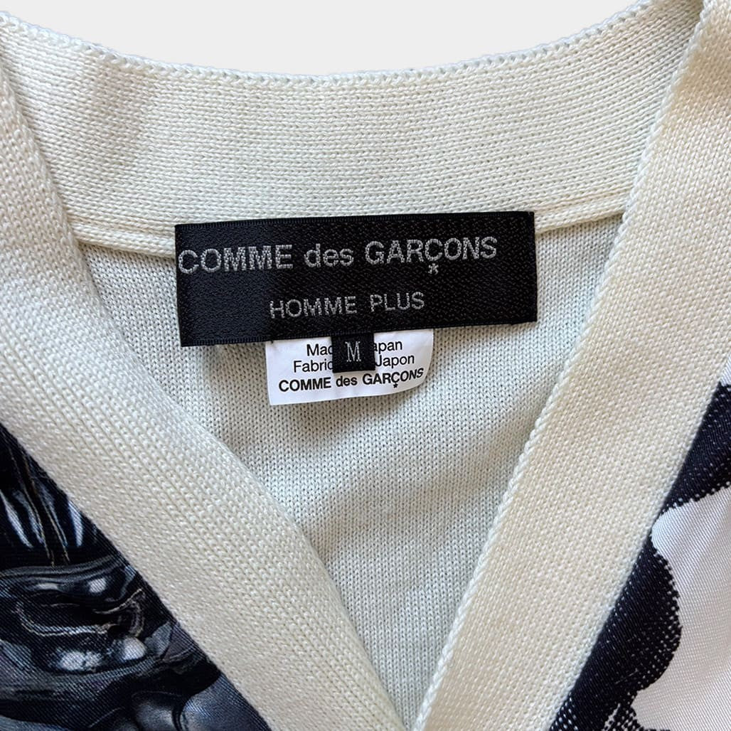 COMME DES GARCONS HOMME PLUS 21AW DARKROOM Cardigan White Size M