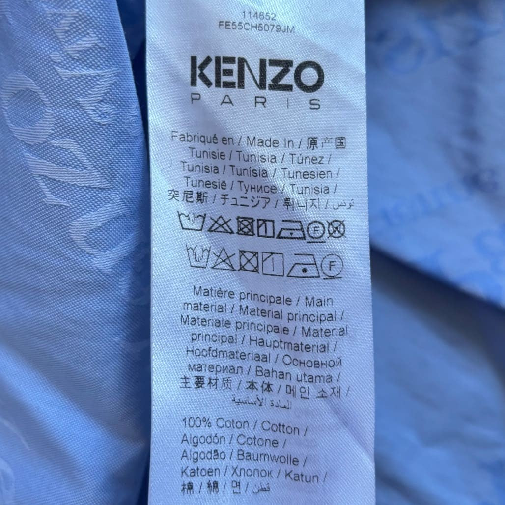KENZO x Verdy 24SS Logo Shirt Blue Size L