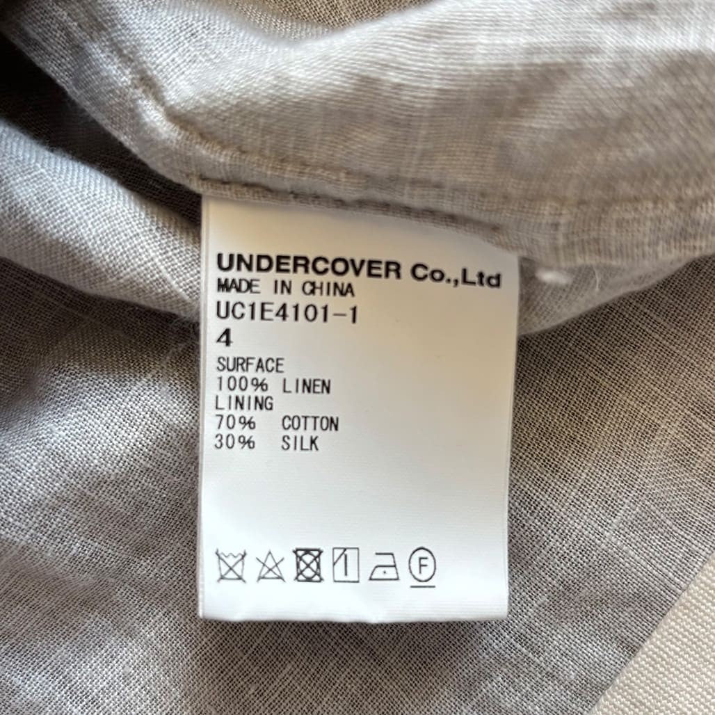 UNDERCOVER 25SS Graphic Jacket Beige Size 4