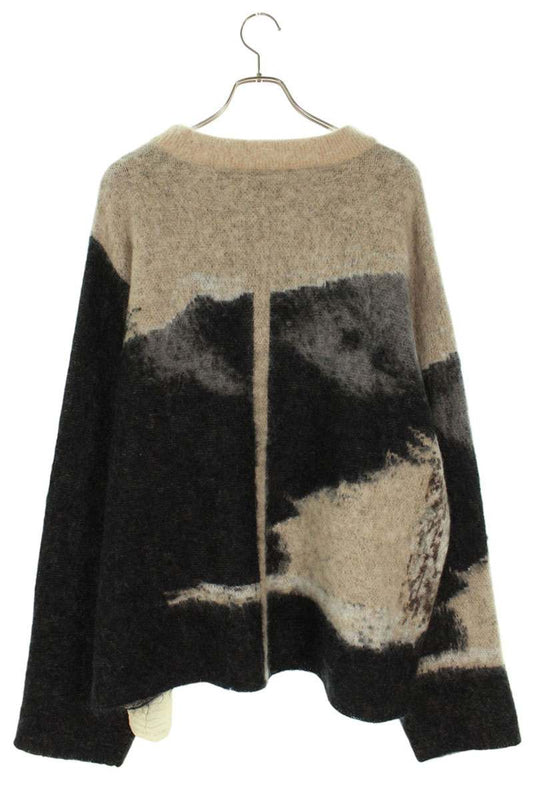 SHINYAKOZUKA 23AW Benjamin MONO Knit Sweater Brown Size L
