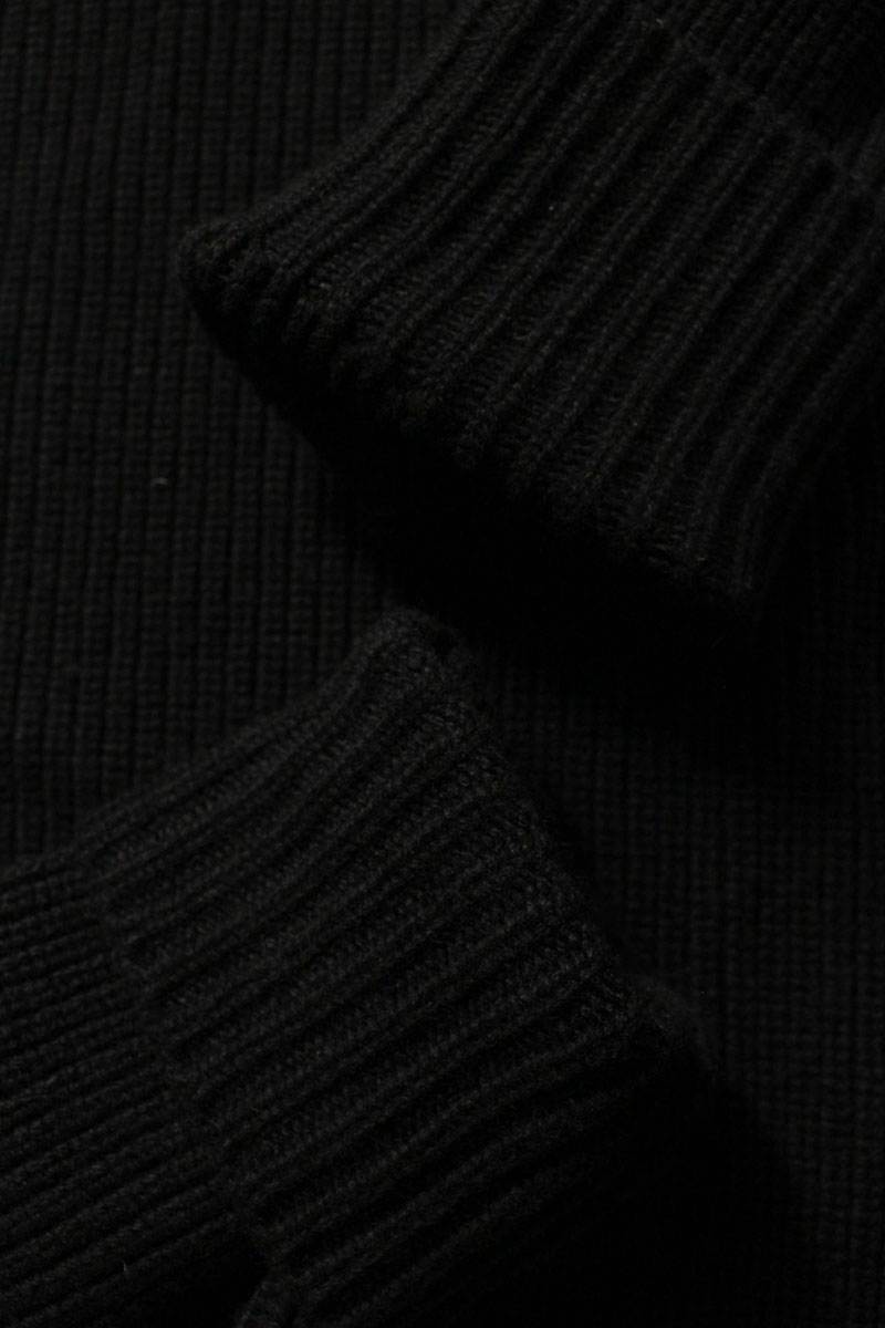 Rick Owens 24AW KWV Wool Knit Sweater Black Size L