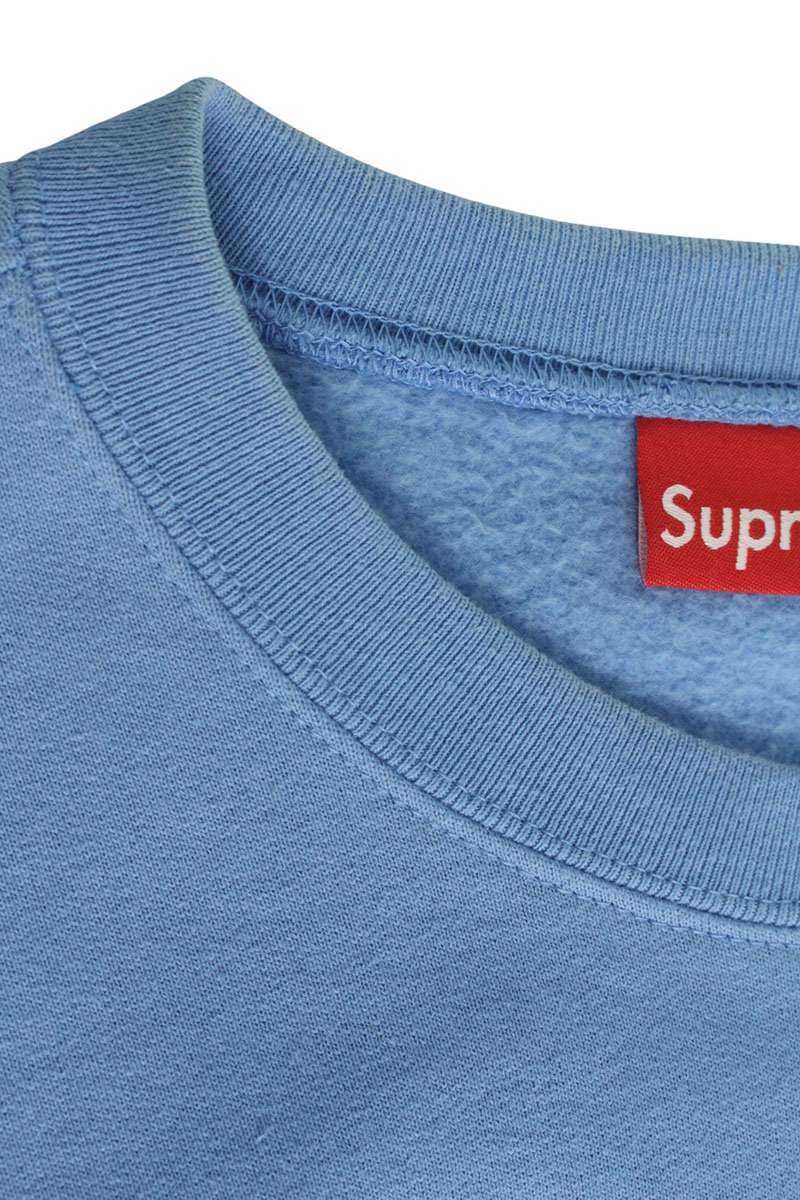 Supreme Gonz Logo Crewneck Logo Crewneck Sweatshirt Blue Size M