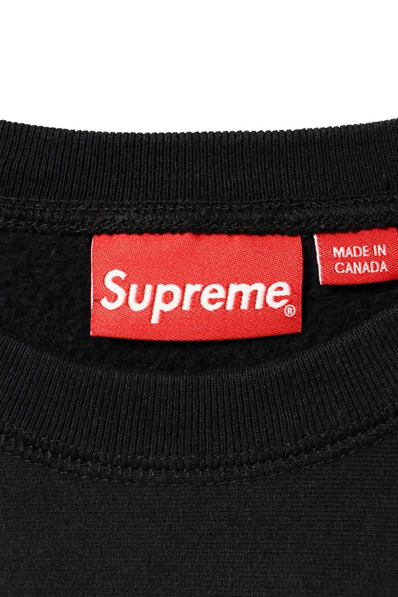 Supreme 18AW Box Logo Crewneck Logo Crewneck Sweatshirt Black Size L