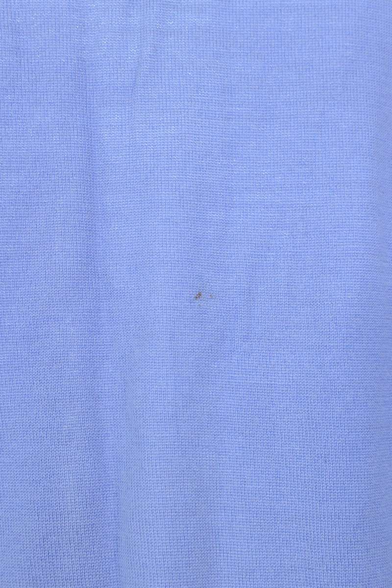 Ralph Lauren V-Neck Wool Cashmere Knit Blue Size M