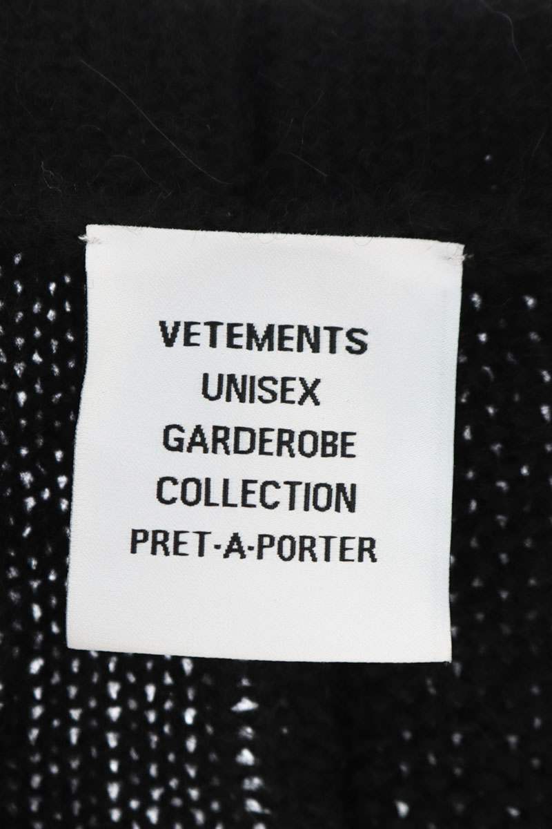 Vetements 24AW Cardigan Black Size XL