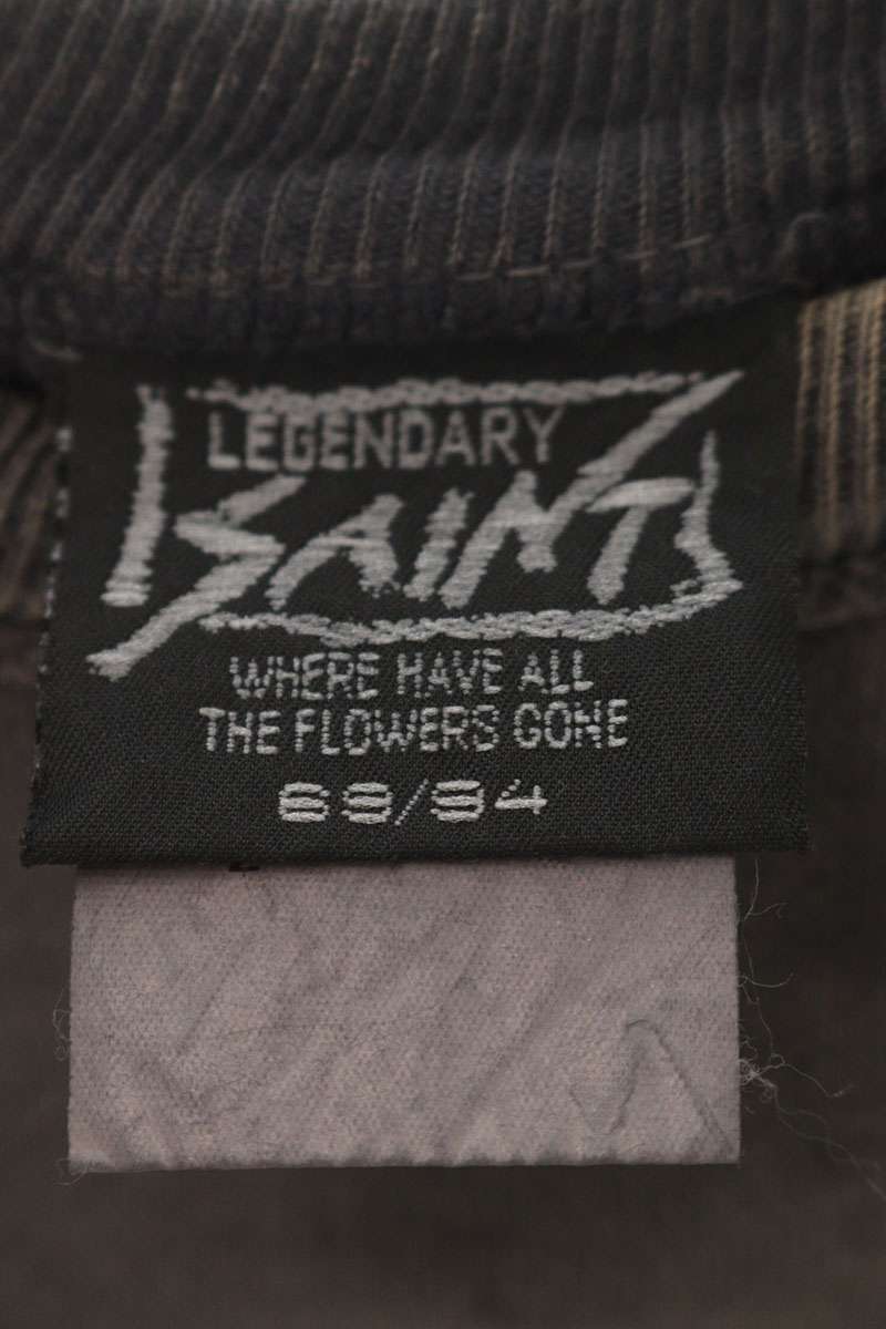 Saint Michael Vintage Print Crewneck Sweatshirt Black Size M