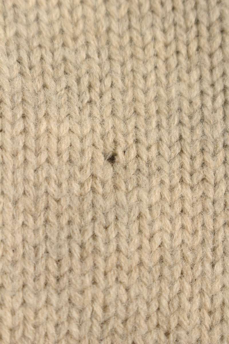 Bottega Veneta Wool Knit Sweater Beige x Gray Size XS