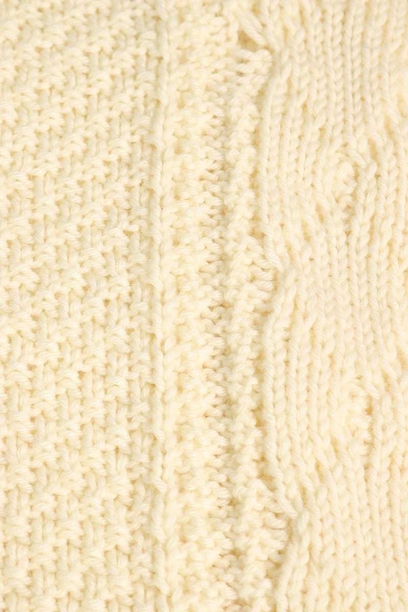 Vintage Maison Margiela Tops - Maison Margiela Knit Sweater White Size XL - Authentic Archive