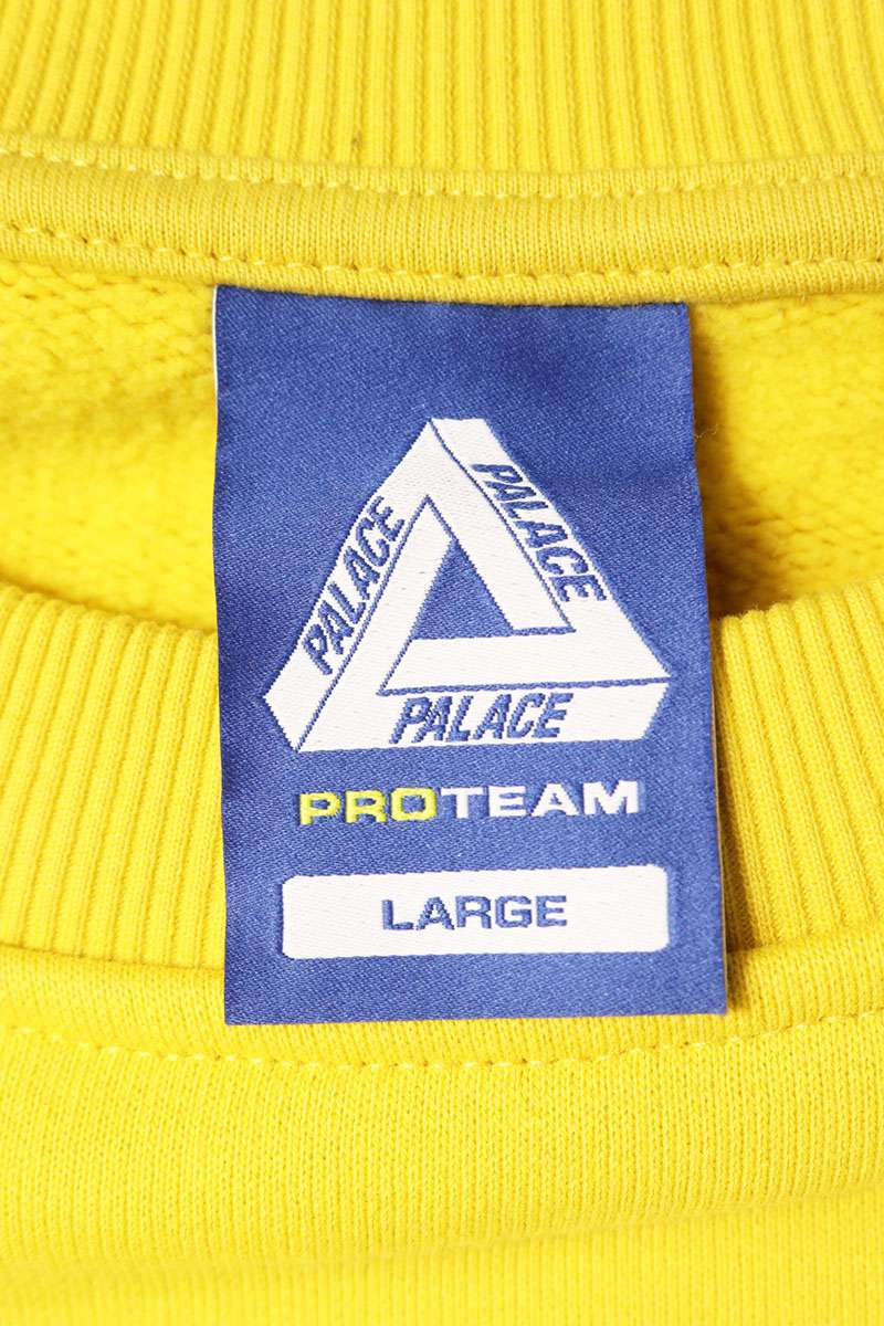 Palace 24AW Crewneck Sweatshirt Yellow Size L
