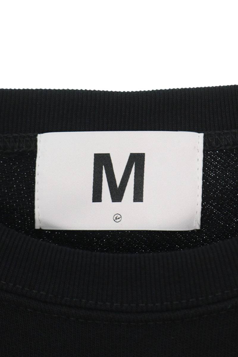 SEQUEL 24SS Logo Print Sweatshirt Black Size M