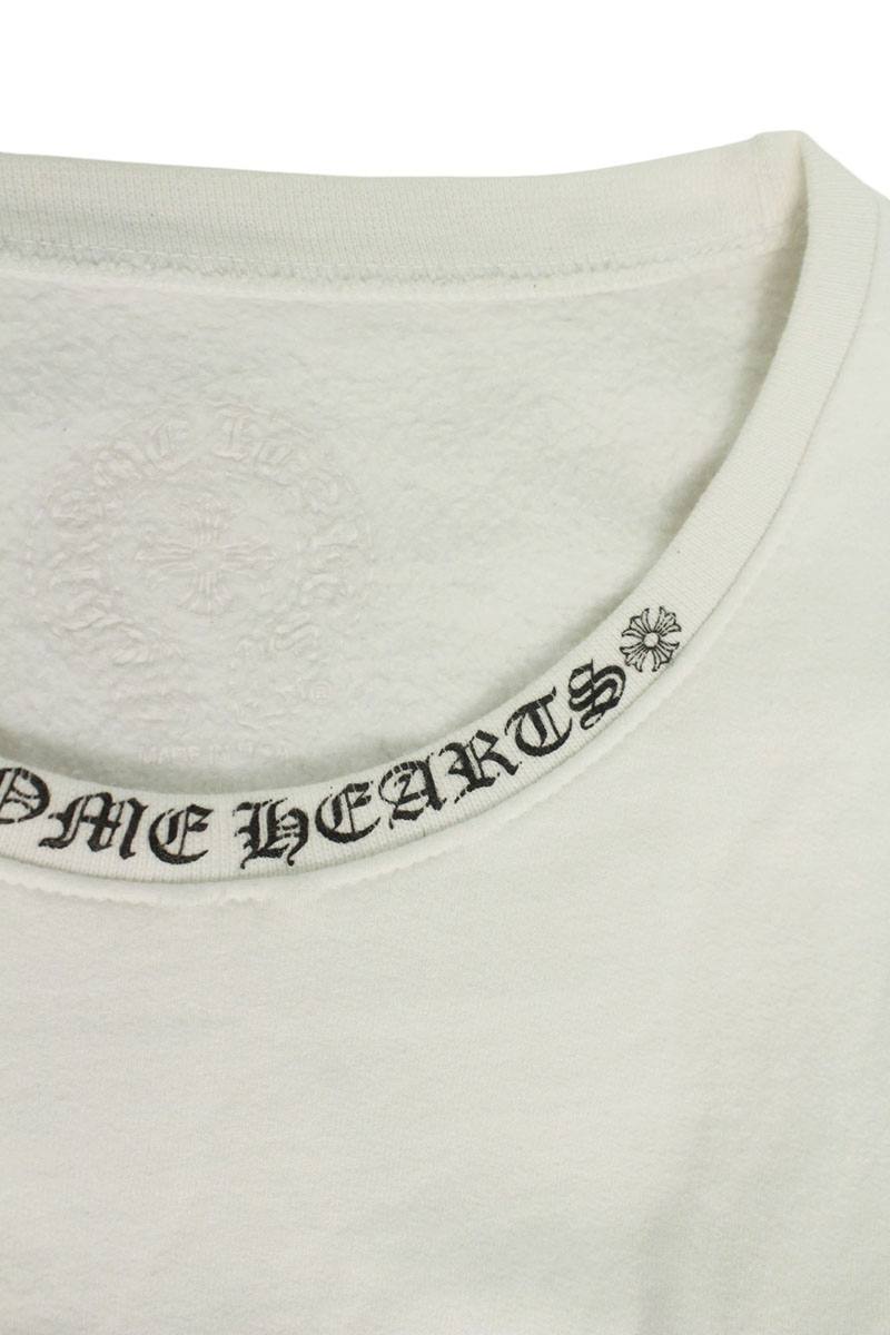 Chrome Hearts SWTSHRT PLVR Logo Sweatshirt White Size XL
