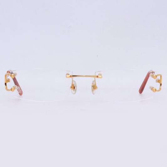 CARTIER Décor C Classic Eyeglasses Gold