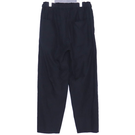 NUDE MASAHIKO MARUYAMA 25SS Easy Pants Black Size 2