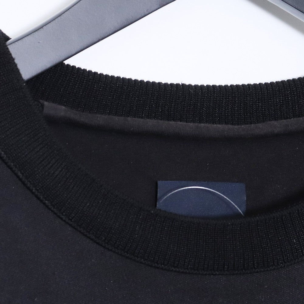 JUUN.J Zip Pullover Hoodie Black Size 44