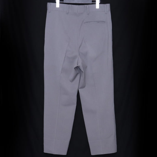 THE ROW 2-Pleat Tapered Wool Slacks Gray Size US32