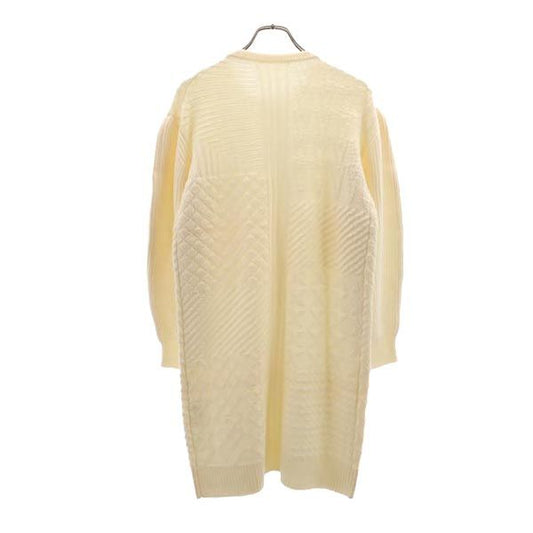 KENZO Italian Made Knit Long Dress Ivory