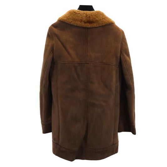 LOEWE Brown Sheepskin Shearling Jacket Size 36
