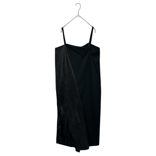 JUNYA WATANABE 25AW Croc Eco-Leather Jumpsuit Black Size XS