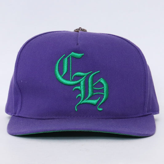 CHROME HEARTS 5-Panel Baseball Cap Purple Size F
