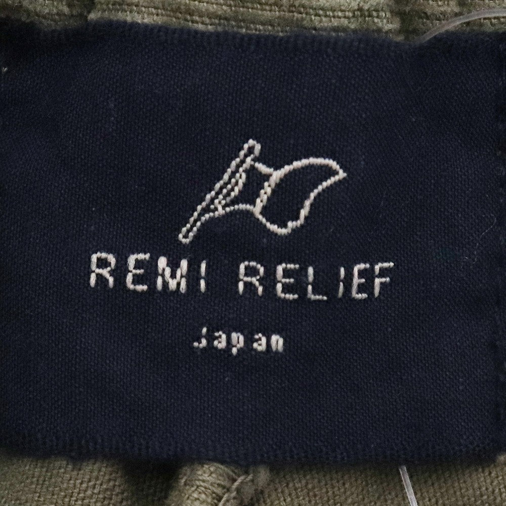 REMI RELIEF NAVY LABEL Sample Corduroy Shorts Khaki
