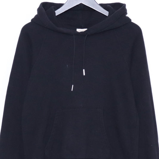 CELINE Back Print Logo Pullover Hoodie Black Size XS