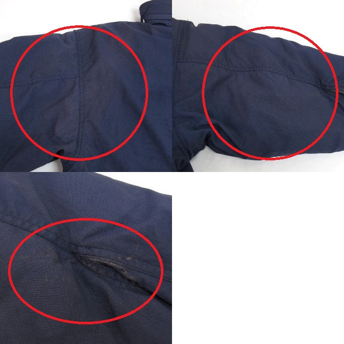 ACT- 80s Descente Down Jacket Navy Size JASPO