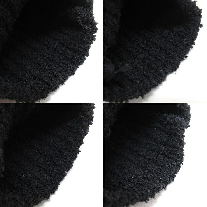 COOTIE PRODUCTIONS Boucle Knit Cardigan Black Size S