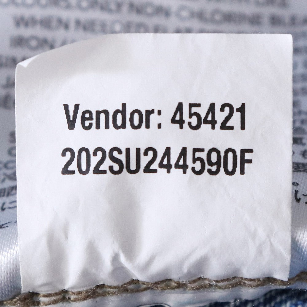 ESSENTIALS 24SS Denim Overshirt Indigo Jacket Size XS