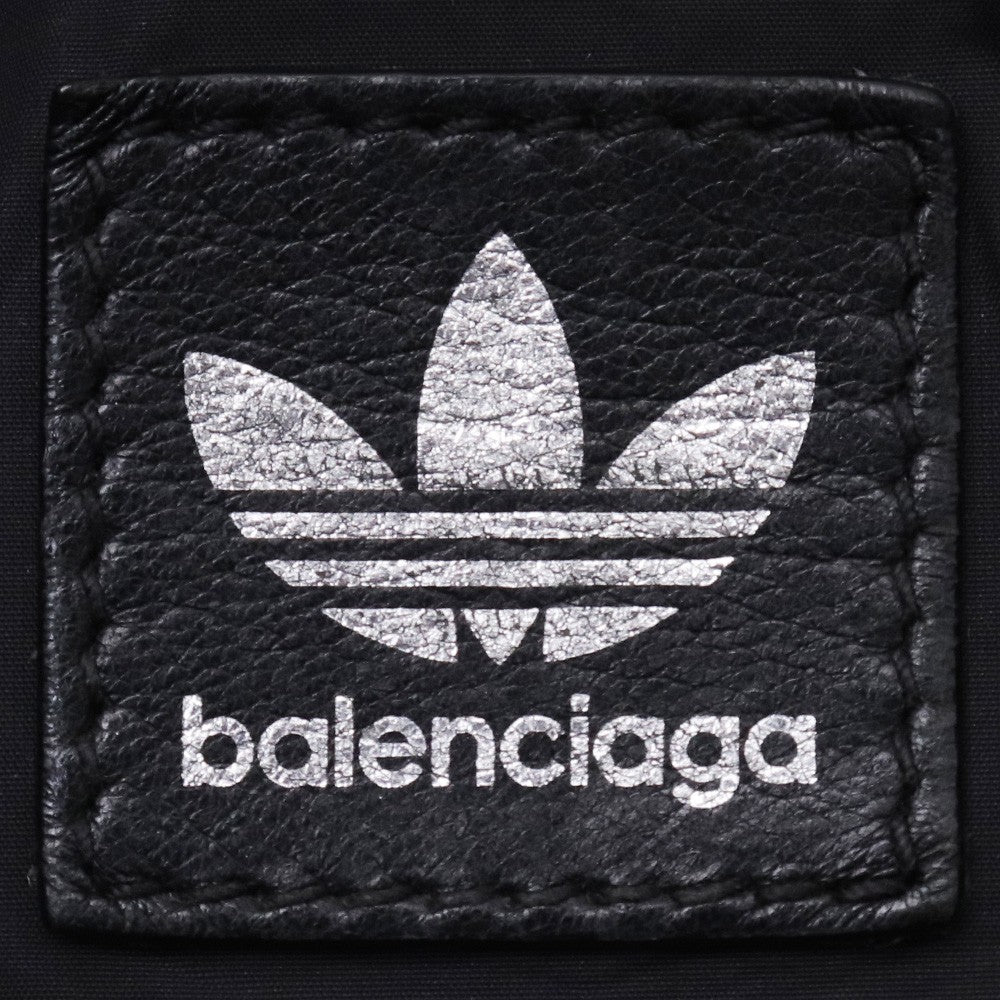 BALENCIAGA × ADIDAS North-South Leather Bag Black Size F