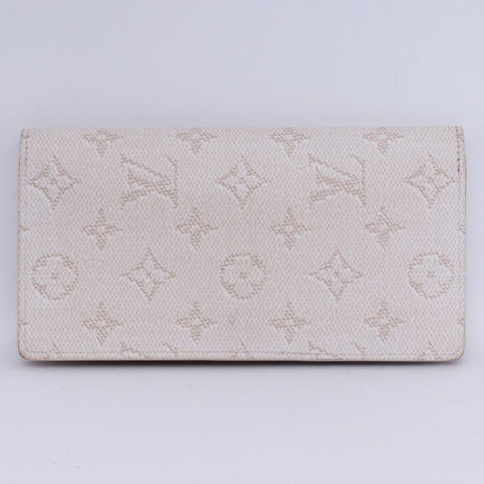 Louis Vuitton Portefeuille Brazza Wallet White Size F