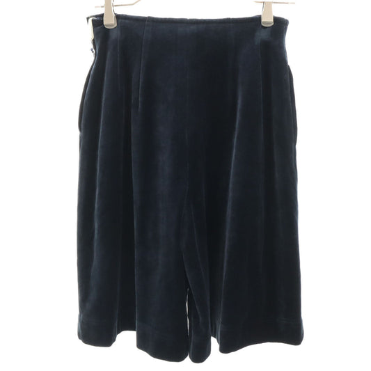 GIVENCHY 90s Made in Japan Velour Shorts Navy Size JP 9
