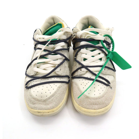 x OFF-WHITE x Nike Dunk Low Sneakers White Size 27.5