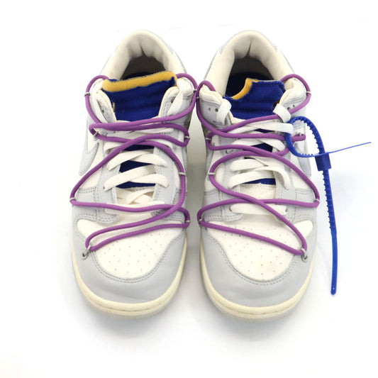 NIKE x Off-White Dunk Low Sail Sneakers White Size 26.5