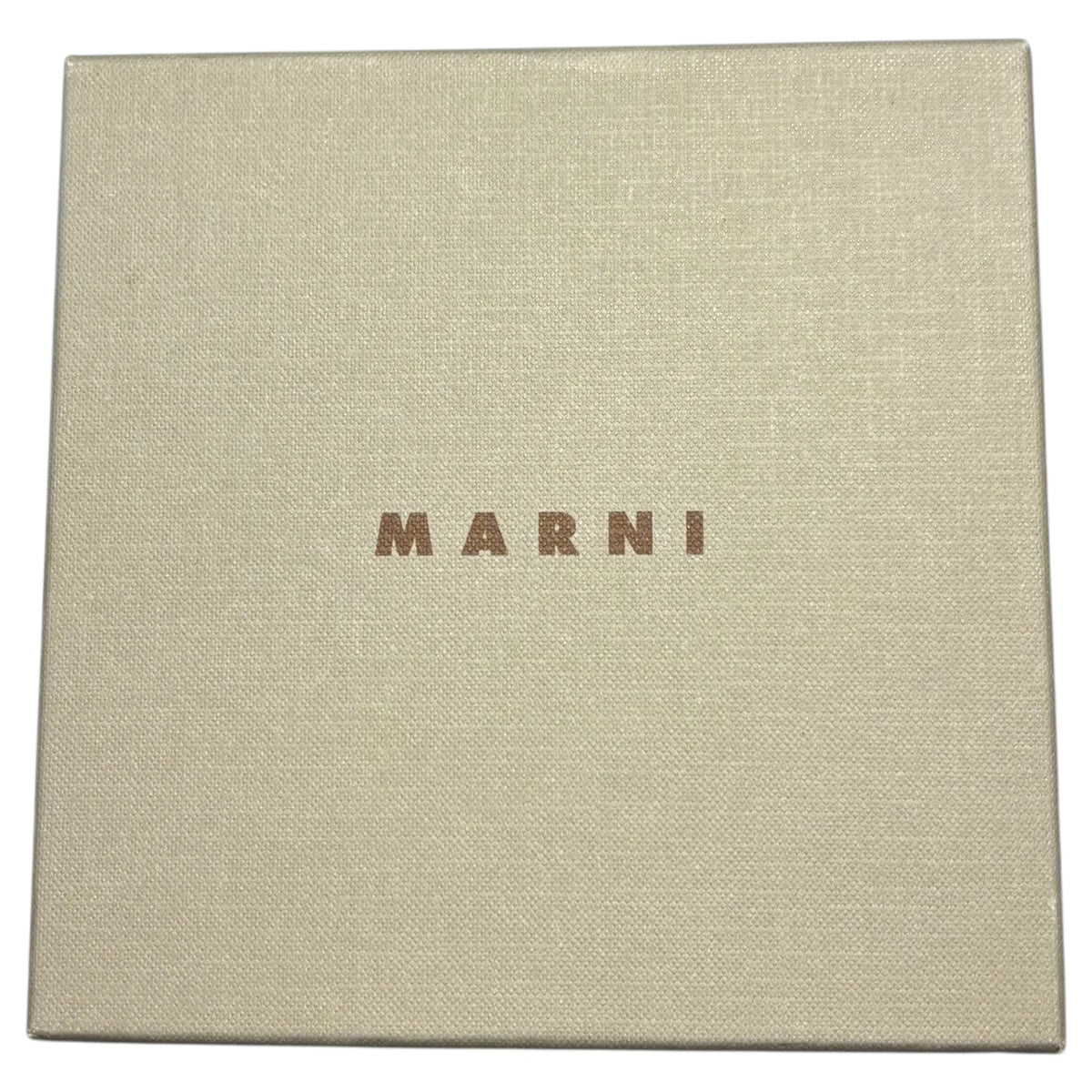 MARNI Round Zipper Leather Wallet