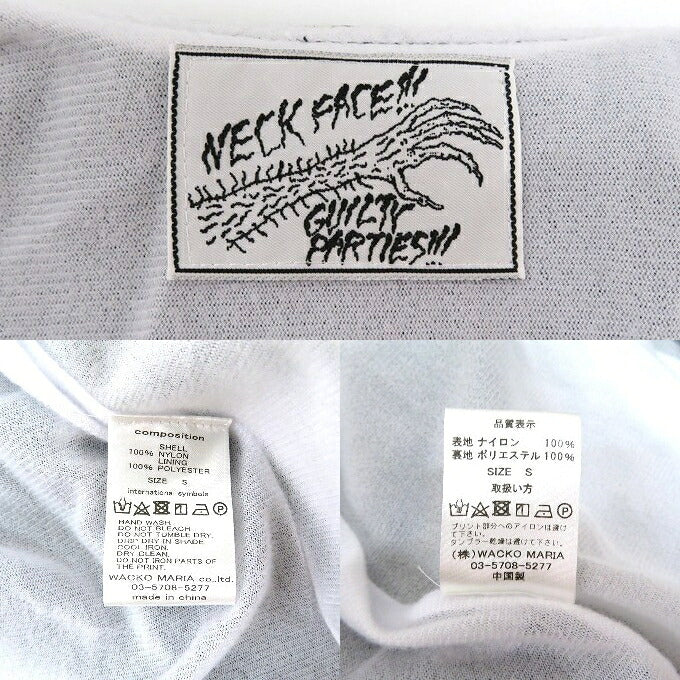 WACKO MARIA Neckface Multi Coach Jacket Size S