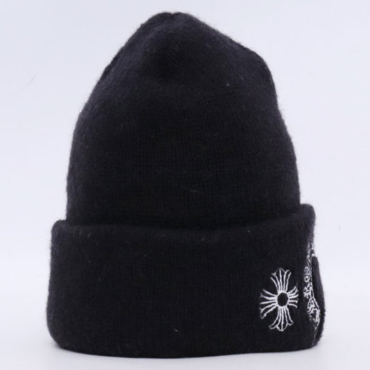 CHROME HEARTS CH Plus Horseshoe Wool Beanie Black Size F