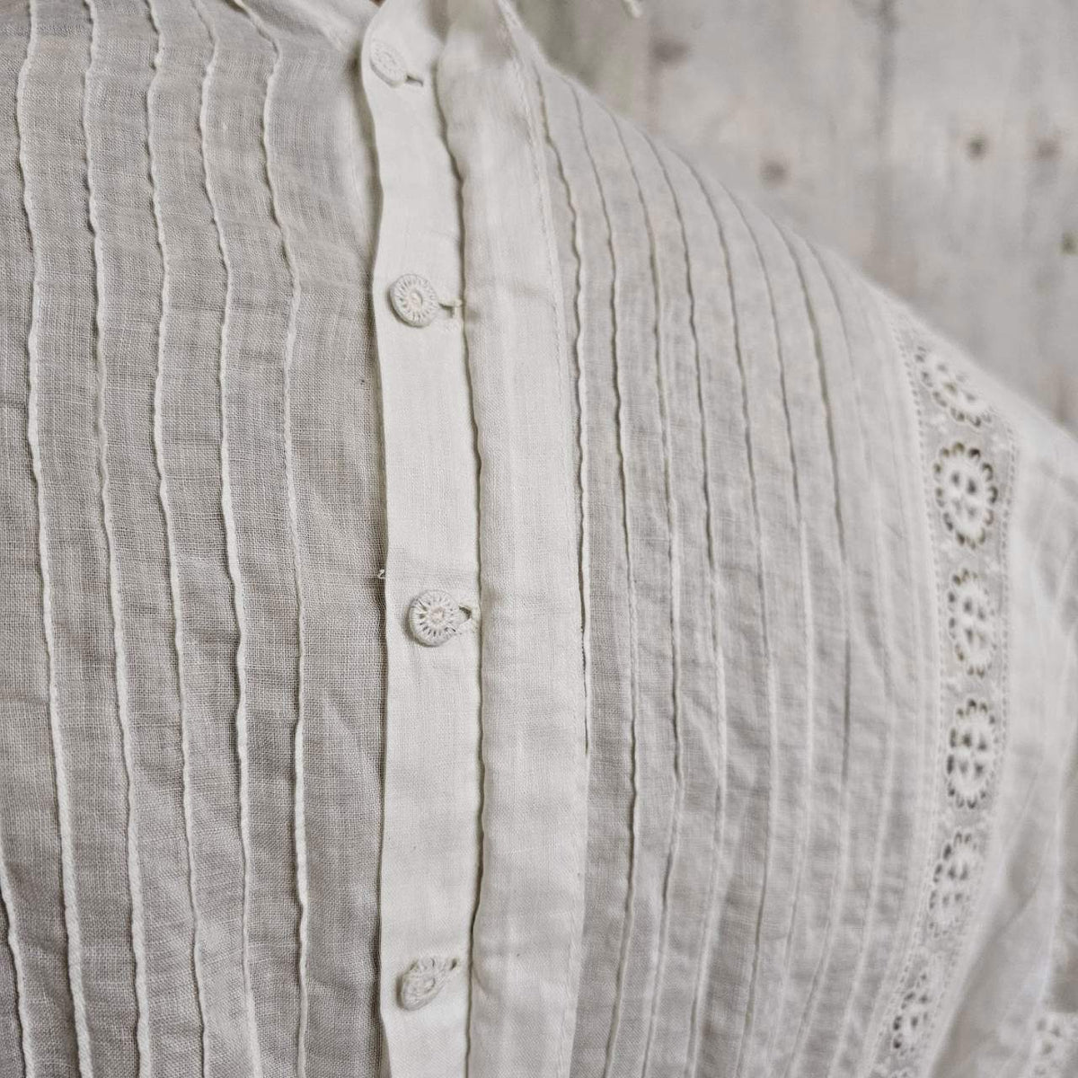 Euro antique Victorian Cotton Dress White