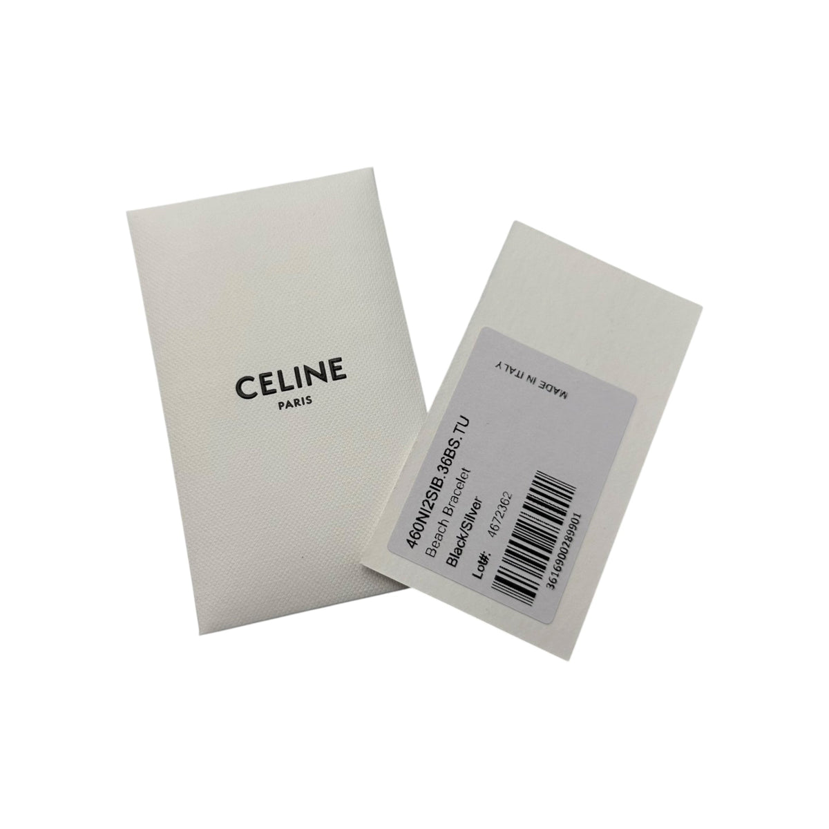 CELINE 23SS Triomphe Beach Silk Bracelet
